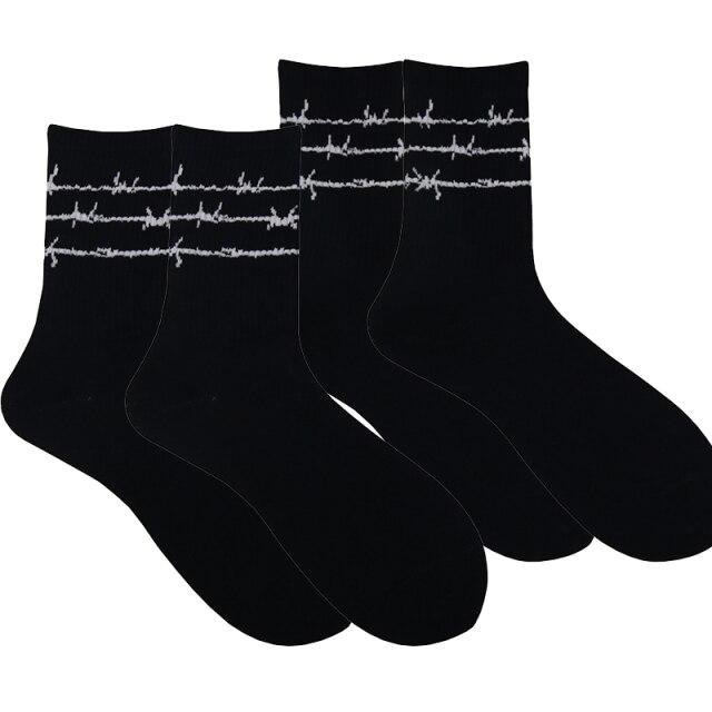Barbed Wire Socks (4 Pcs)