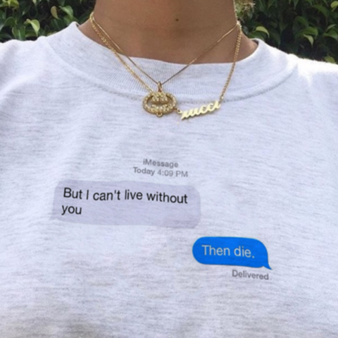 But I Can't Live Without You T-Shirt - Aesthetics Soul