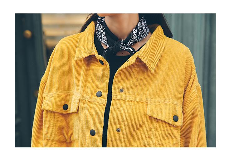 Corduroy Yellow Jacket