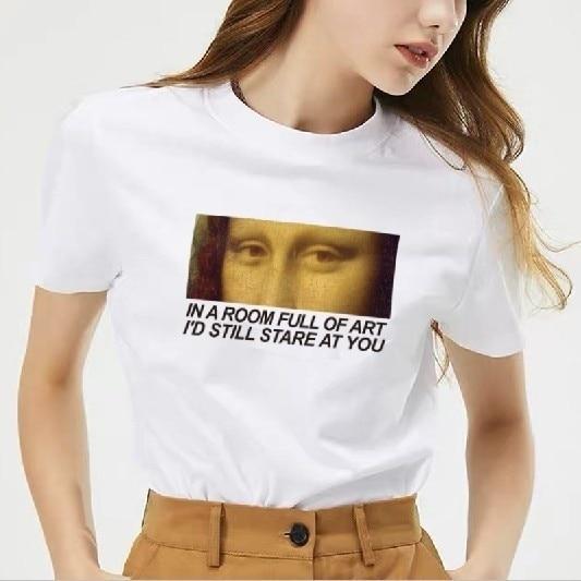 In A Room Full Of Art Id Still Stare At You T-Shirt - Aesthetics Soul
