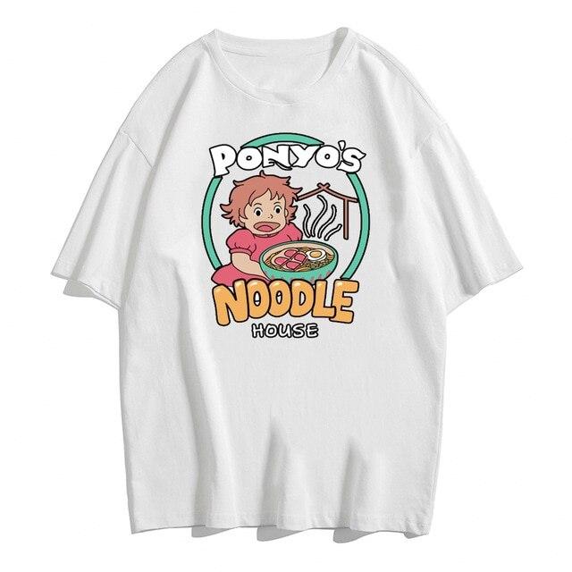 Ponyo's Noodle House Unisex T-Shirt White