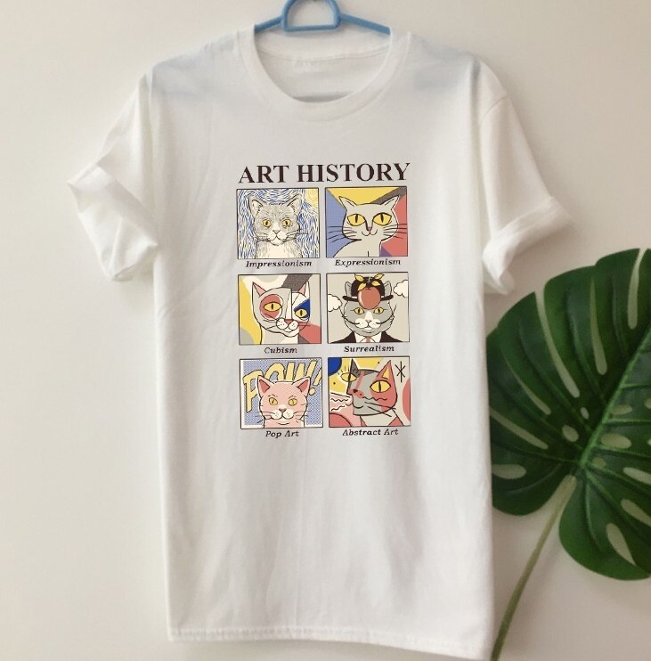 Art History Cat T-Shirt
