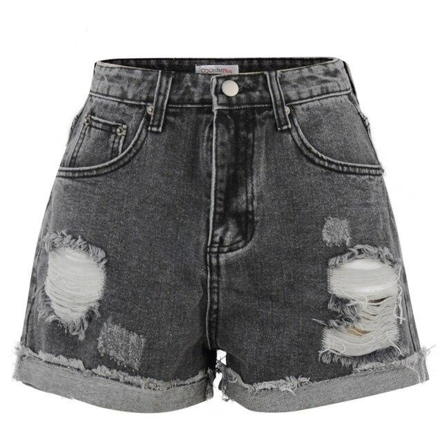 Sun & Moon Grunge Shorts