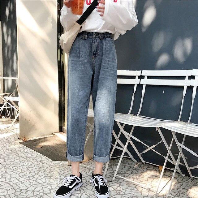 90s High-Waisted Baggy Jean  High waisted baggy jeans, Baggy jeans,  Aesthetic clothes