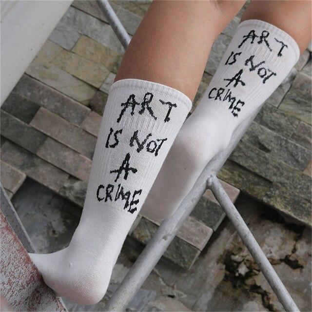 Art Is Not A Crime Socks
