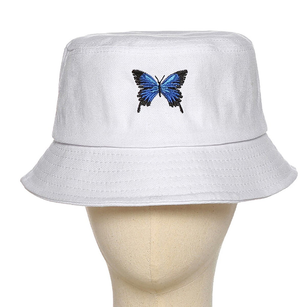 Blue Butterfly Bucket Hat | Aesthetics Soul