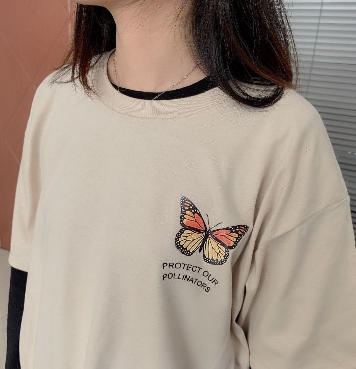 Butterfly Ruffle T-Shirt | Aesthetics Soul