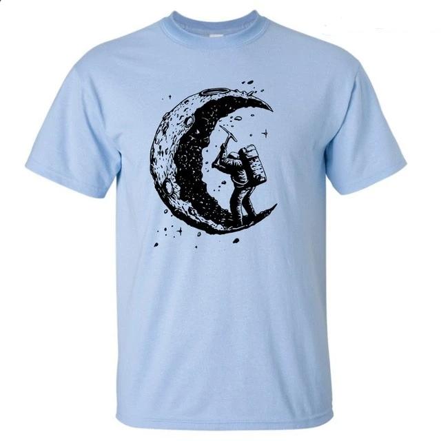 Digging The Moon T-Shirt – Aesthetic Clothes Store