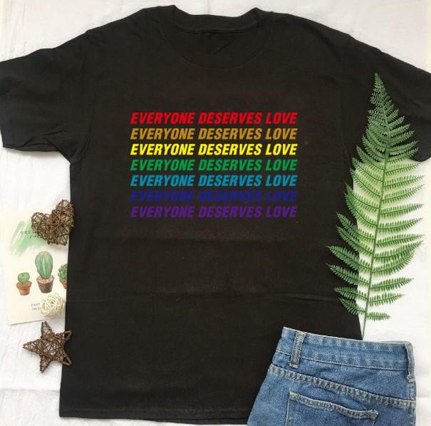 Everyone Deserves Love T-Shirt | Aesthetics Soul