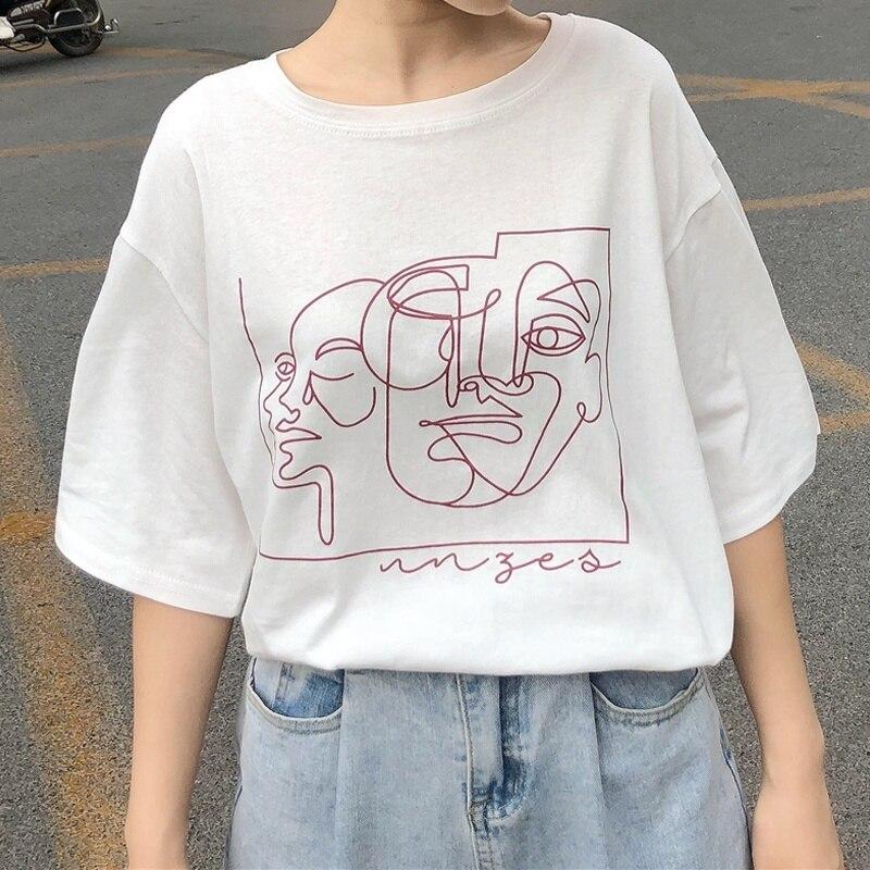 Faces Art Drawing T-Shirt | Aesthetics Soul