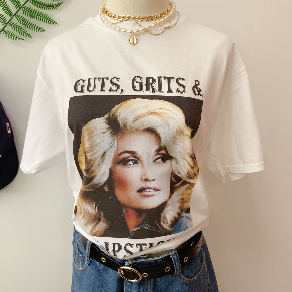 Guts, Grits And Lipstick T-Shirt