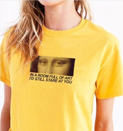 In A Room Full Of Art Id Still Stare At You T-Shirt - Aesthetics Soul