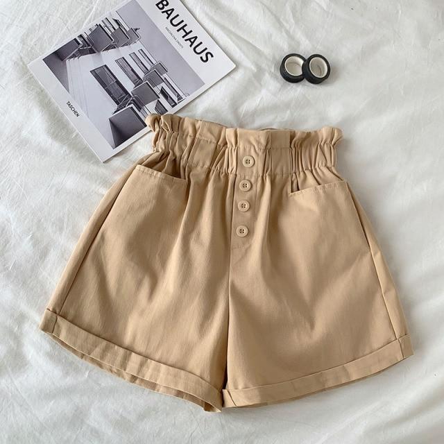 Indie Girl Elegant Cotton Shorts