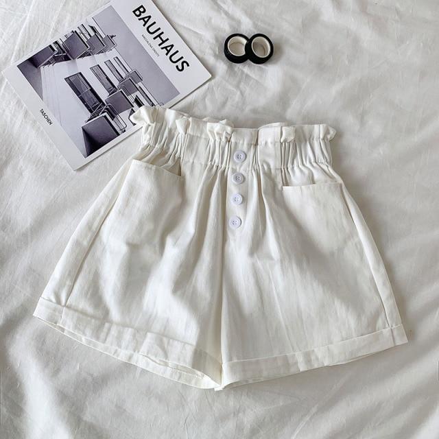 Indie Girl Elegant Cotton Shorts