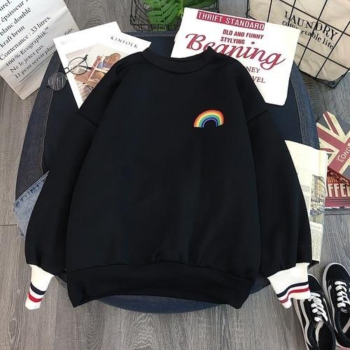 Kawaii Aesthetic, Rainbow Clothing Sweatshirt
