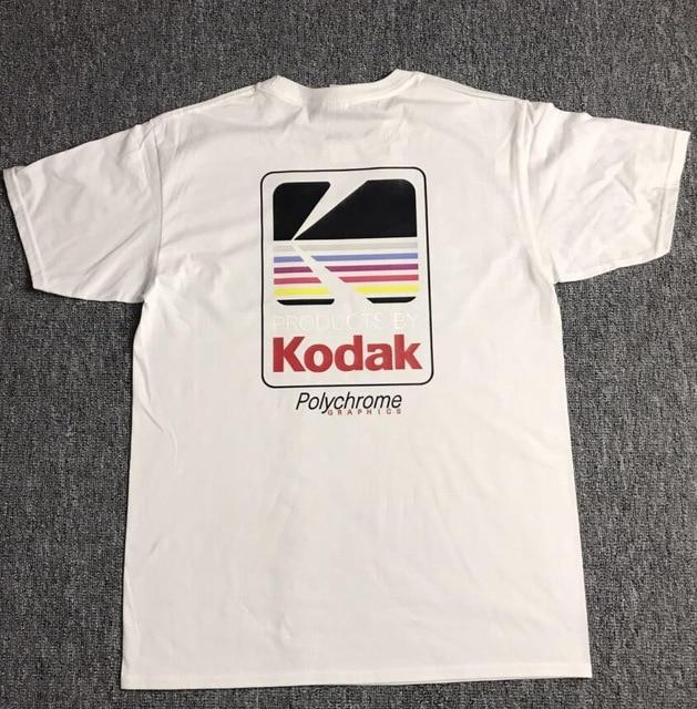 White Vintage aesthetic Kodak T-shirt