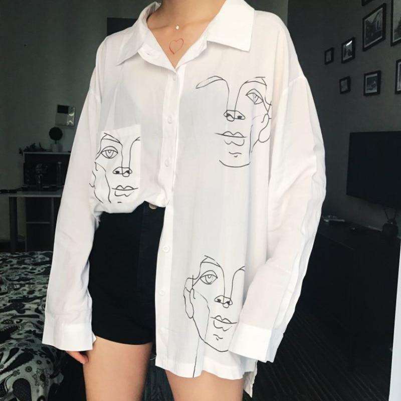 Line Art Face Shirt