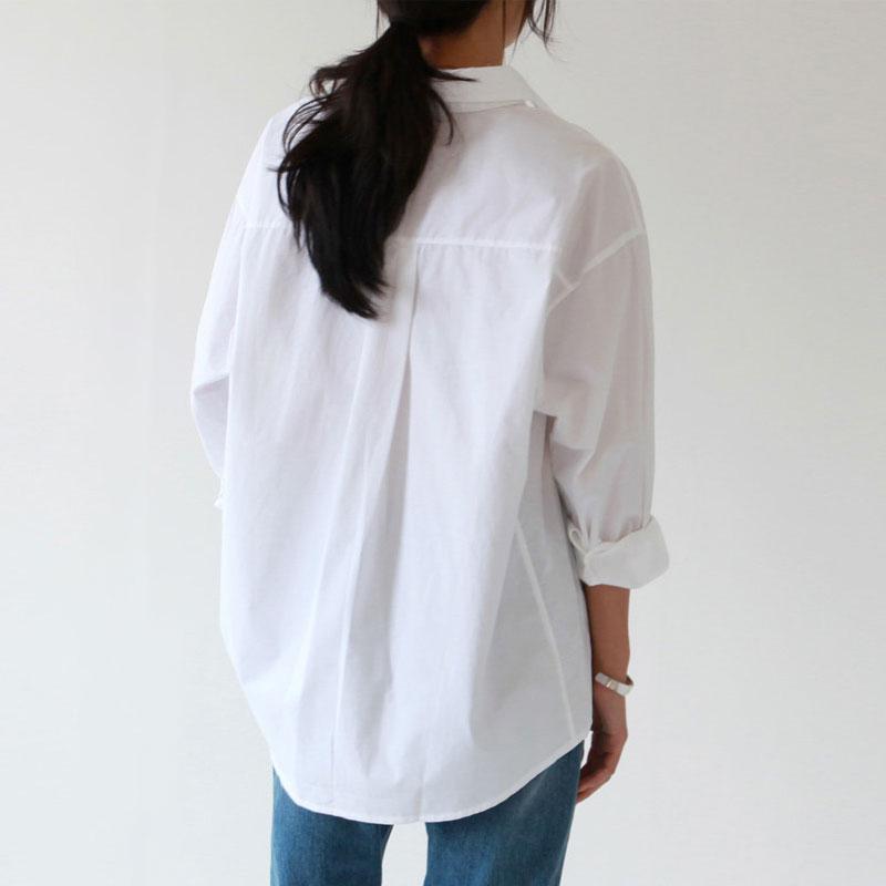 Long Sleeve Cotton Shirt - Aesthetics Soul