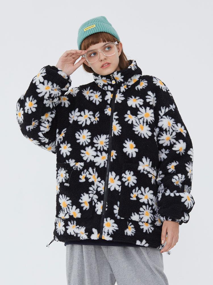 Morguterie Daisy Sherpa Jacket – Aesthetic Clothes Store