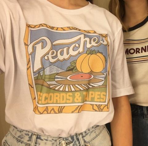 Peaches Records Tapes vintage T-Shirt- Aesthetics Soul