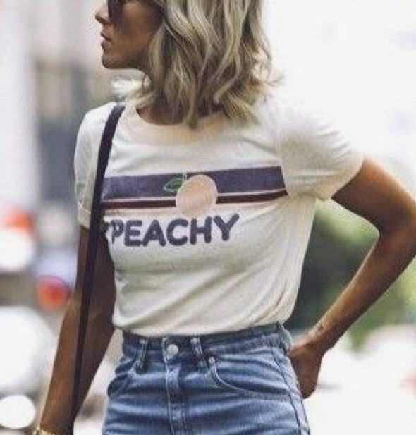Peachy 80´s 90´s vintage T-Shirt | Aesthetics Soul