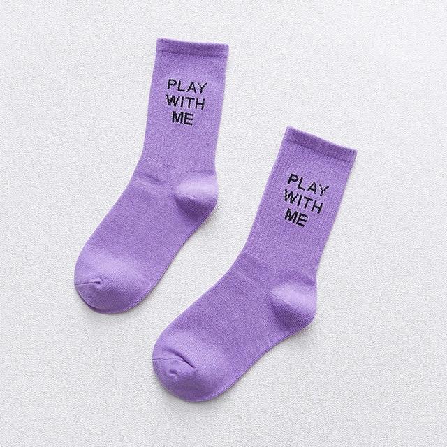 Play With Me Socks | Aesthetics Soul