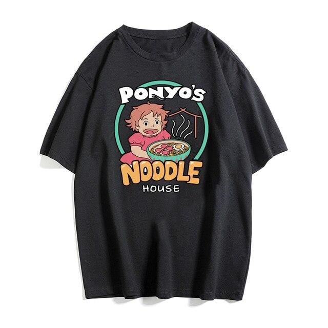 Ponyo's Noodle House Unisex T-Shirt Black