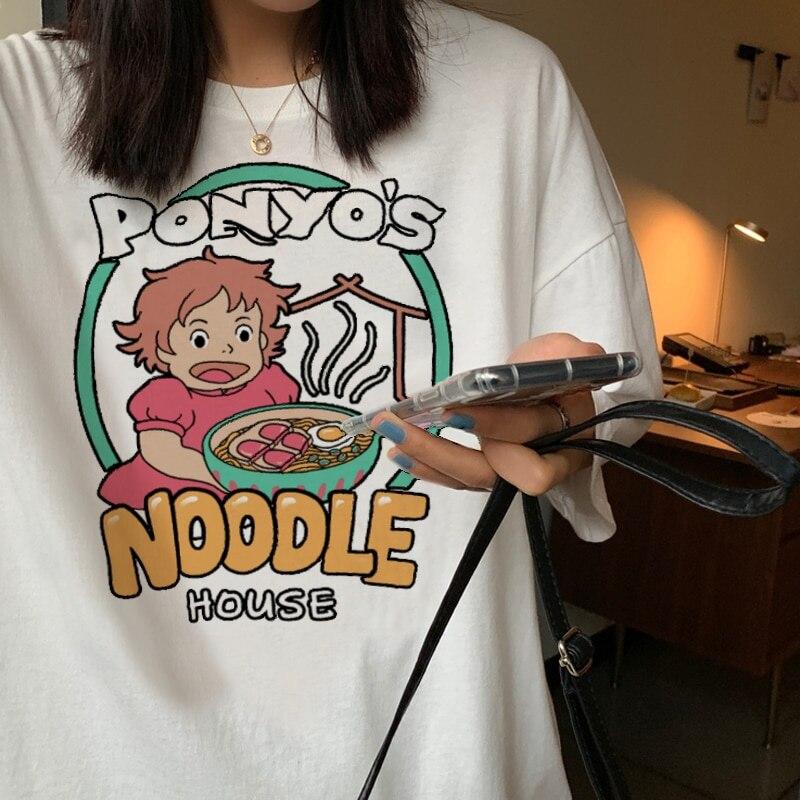 Ponyo's Noodle House Unisex T-Shirt White