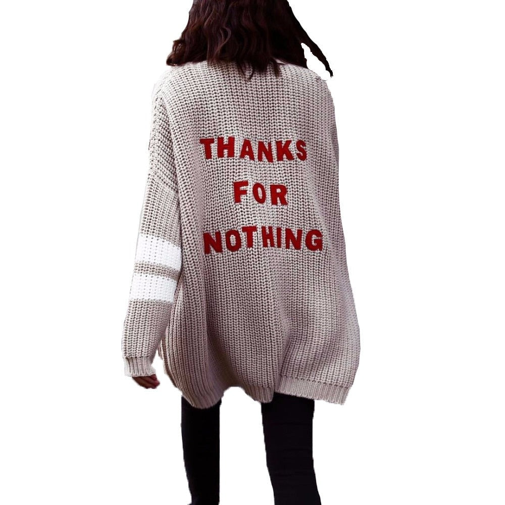 Thanks For Nothing Sweater