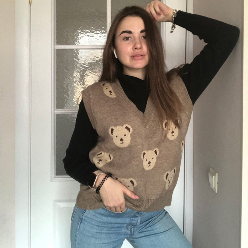 Bear Sweater Vest