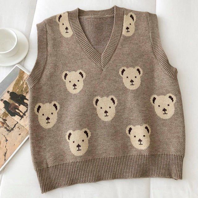 Bear Sweater Vest