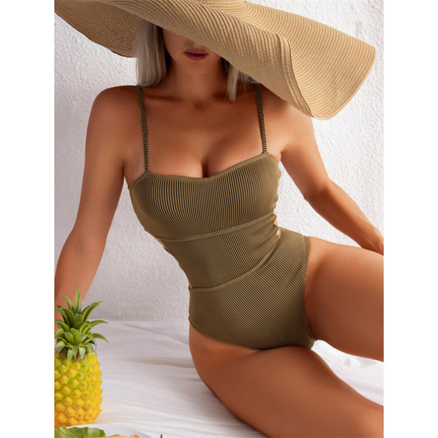 This one piecer Bikini is comfortable and stylish at the same time. It comes in different colors and sizes.