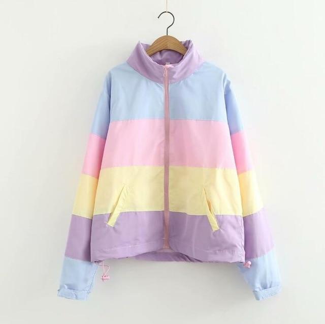 Rainbow Stripe Jacket