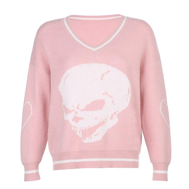 Skull Knit Sweaters