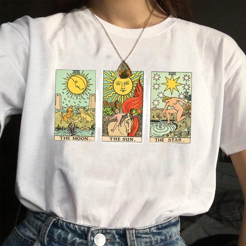 Sun Moon Star Tarot Cards Unisex T-Shirt