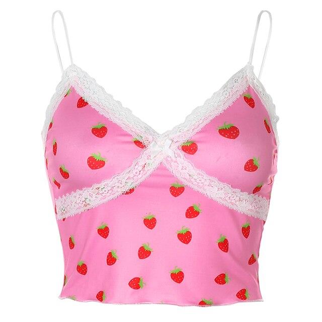 Sweet Strawberry Cami Top