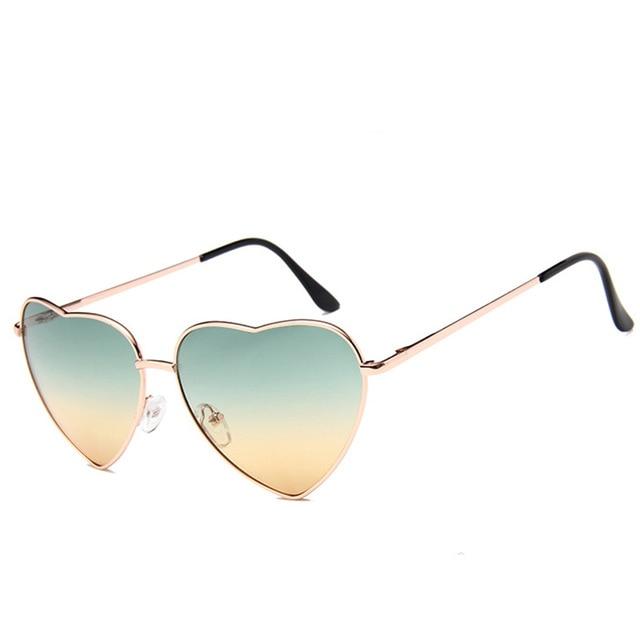 Vintage Heart Sunglasses – Aesthetic Clothes Store
