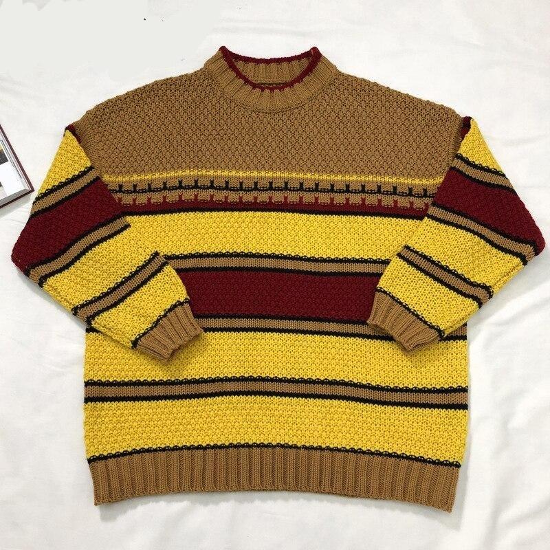 Vintage Striped Oversized Sweater