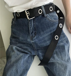 Minimal Metal Ring Belt - Aesthetics Soul
